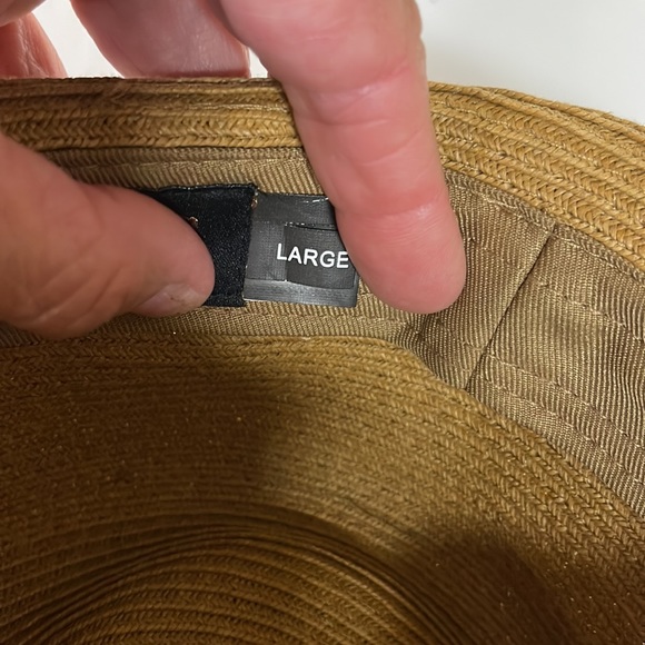 Final Price. Deleting if not sold.  Goorin Bros Straw Fedora hat, L (circ 23.25) - Picture 4 of 7
